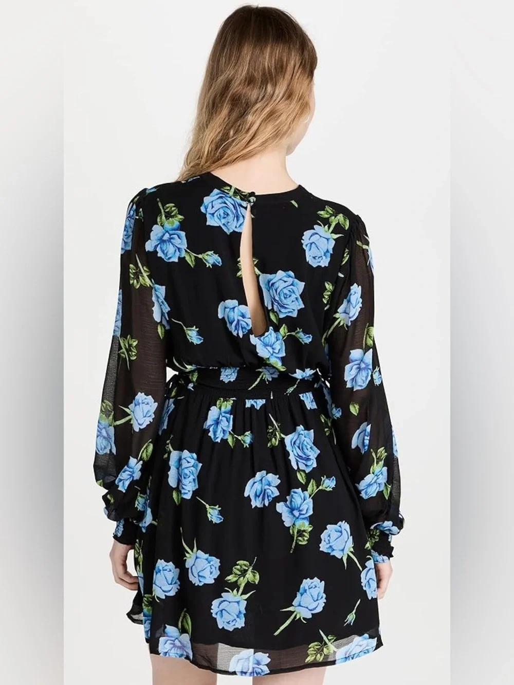 Free People Samantha Lace Up Mini Dress